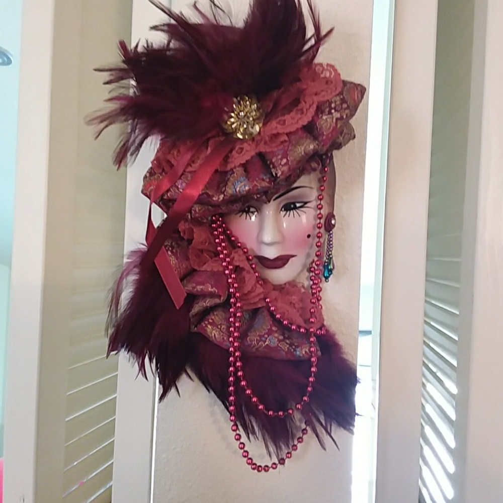 Decorative wall mask